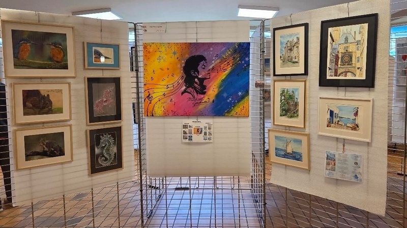 Réalisation d'une œuvre abstraite