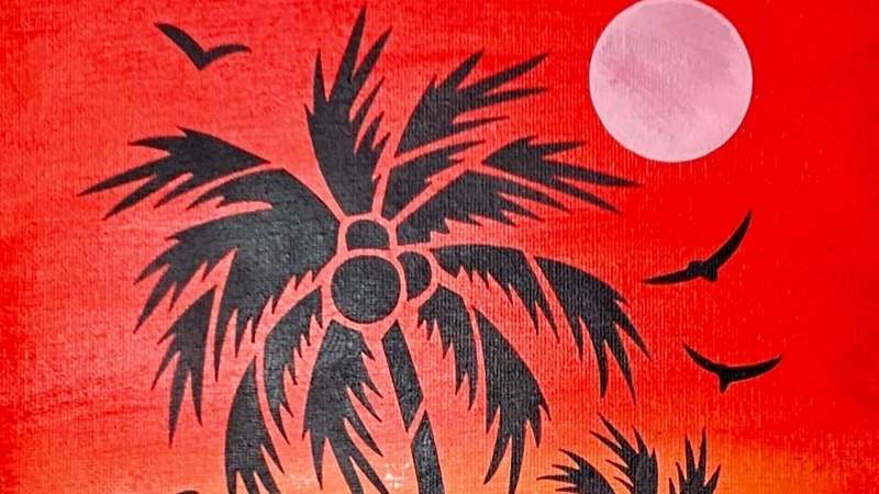 Réalisation d'une œuvre abstraite